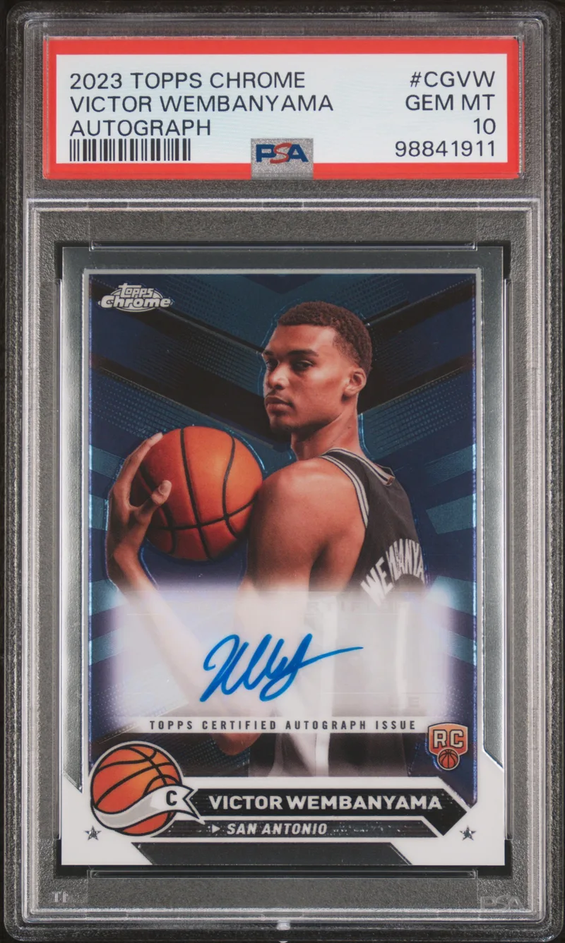 Victor Wembanyama — Topps Chrome Topps Chrome Autographs